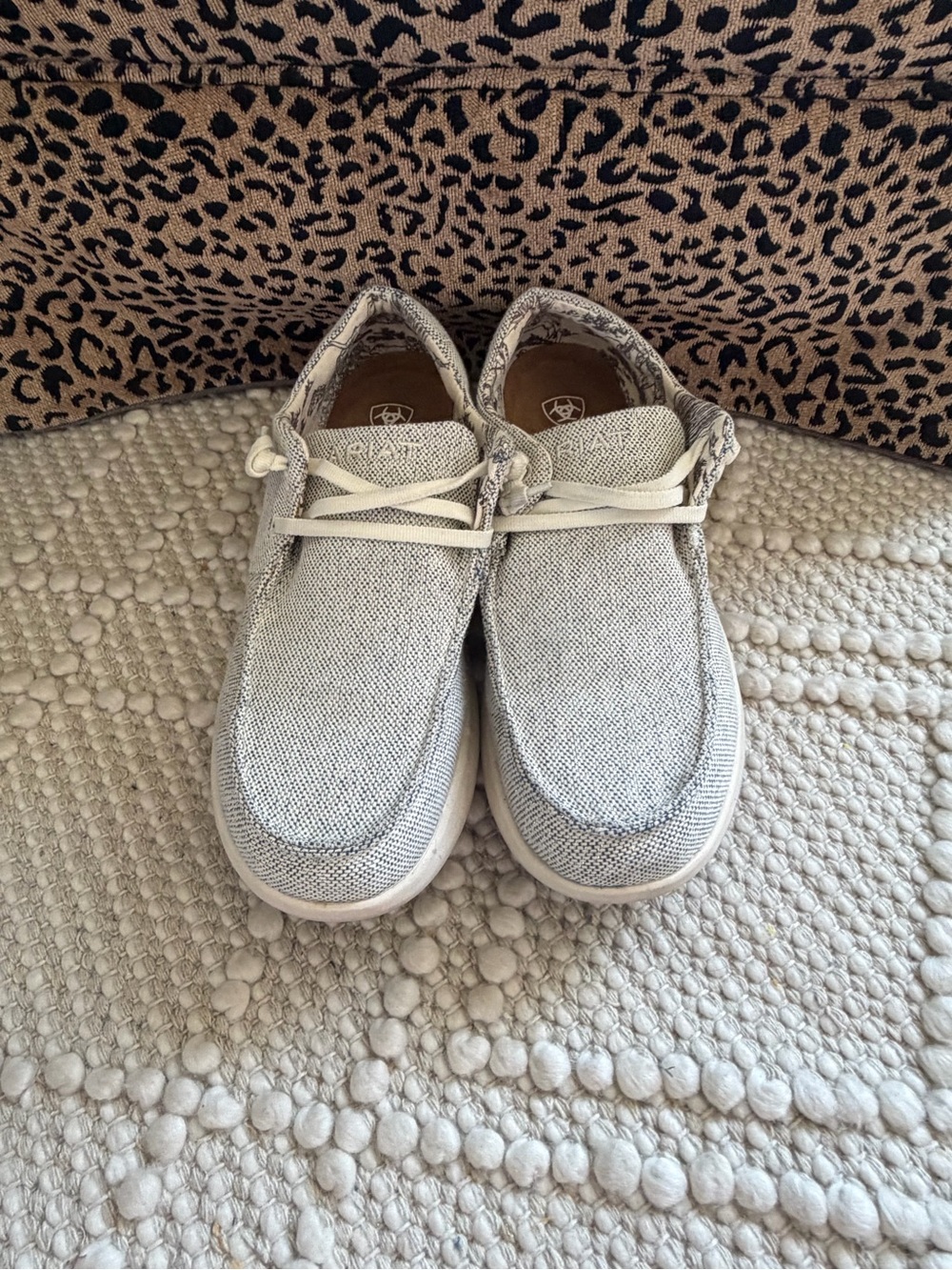 Ariat women’s Hilo  Slip-On Loafers in Light Gray
